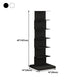 13.78"W Bookshelf Contemporary Style Invisible Bookcase for Home Office