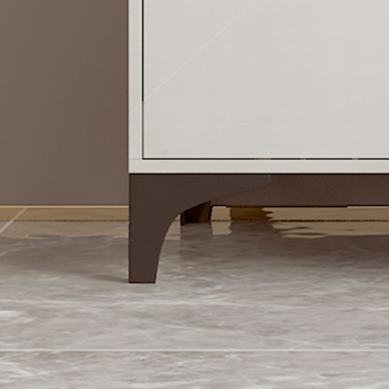 Contemporary Slate Top Vanity Dressing Table Wood 4 Drawer Vanity Set