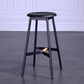Modern Style Bar-stool Round Seat Counter Bar Stool with Metal Legs for Home