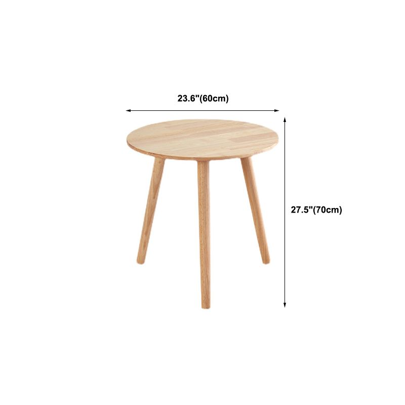 Contemporary Style Side End Table Solid Wood Round Sofa Side Accent Table Clearhalo 'Coffee & Accent Tables' 'End & Side Tables' 'end_side_tables' 'furn' 'furn_end_side_tables' 'Furniture' 'Living Room Furniture' 1200x1200_b3a62b79-9865-48b9-858e-961d62dff25b