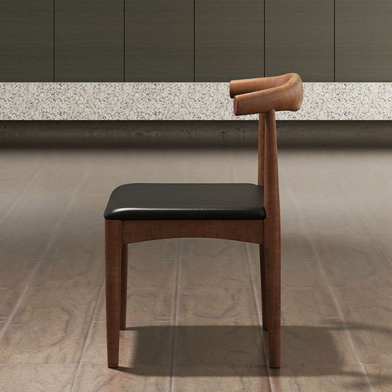 Modern Dining Open Back Chairs Dining Armless Side Chairs with Wooden Legs Clearhalo ' kitchen&dining_furn' 'Dining Chairs' 'Dining Tables & Seating' 'dining_chair' 'furn' 'furn_dining_chair' 'Furniture' 'furniture_dining_chair' 'Kitchen & Dining Furniture' 'kitchen' 1200x1200_b3a6505e-5d16-4137-ae44-7ebbed13867c