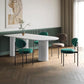 Solid Wood Contemporary Free Form Dining Table Sintered Stone Table for Dining Room and Kitchen Clearhalo ' dining_table' 'Dining Tables & Seating' 'Dining Tables' 'furn' 'furn_dining_table' 'Furniture' 'furniture_dining_table' 'Kitchen & Dining Furniture' 'kitchen&dining_furn' 'kitchen' 'kitchen_dining_table' 1200x1200_b3a7bcce-bc9b-45a1-a682-8d96c4d746d9
