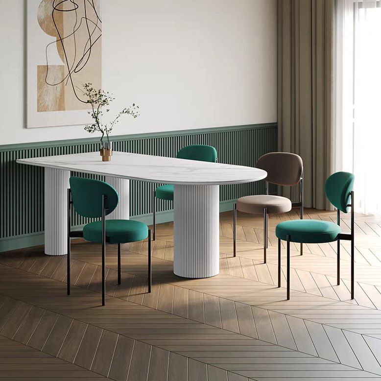 Solid Wood Contemporary Free Form Dining Table Sintered Stone Table for Dining Room and Kitchen Clearhalo ' dining_table' 'Dining Tables & Seating' 'Dining Tables' 'furn' 'furn_dining_table' 'Furniture' 'furniture_dining_table' 'Kitchen & Dining Furniture' 'kitchen&dining_furn' 'kitchen' 'kitchen_dining_table' 1200x1200_b3a7bcce-bc9b-45a1-a682-8d96c4d746d9