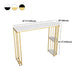 Nordic Glam Sintered Stone Table Dining Bar Counter Table for Kitchen Clearhalo 'Bar Furniture' 'Bar Tables' 'bar_tables' 'furn' 'furn_bar_tables' 'Furniture' 'furniture_bar_tables' 'Kitchen & Dining Furniture' 1200x1200_b3a8d6cf-a035-425f-ad39-e55d1efd87ca