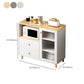 Modern Style Dining Server 2-drawer Sideboard Table with Open Storage Clearhalo 'buffet_sideboard' 'Buffets & Sideboards' 'furn' 'furn_buffet_sideboard' 'Furniture' 'Kitchen & Dining Furniture' 1200x1200_b3a93726-d517-4d0b-832c-03d4265ef190