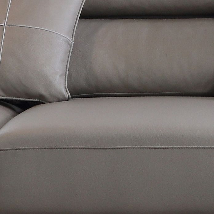 Sala de estar industrial Setente Faux Faux Leather Square Cushions Sofá