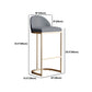 Glam Style Bar Table Set 1/2/5 Pieces Rectangle Bar Table with High Stools for Kitchen Clearhalo 'Bar Furniture' 'furn' 'furn_home_bar_bar_sets' 'Furniture' 'Home Bars & Bar Sets' 'home_bar_bar_sets' 'Kitchen & Dining Furniture' 1200x1200_b3aef075-36a8-4dfe-88c5-7129d455993c