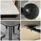 Metal Industrial Dinette Table Sintered Stone Top Table with 4 Legs Clearhalo ' dining_table' 'Dining Tables & Seating' 'Dining Tables' 'furn' 'furn_dining_table' 'Furniture' 'furniture_dining_table' 'Kitchen & Dining Furniture' 'kitchen&dining_furn' 'kitchen' 'kitchen_dining_table' 1200x1200_b3af68e5-9a70-4c6a-9a36-6bff7f0161e2