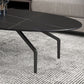 Glam Slate Coffee Cocktail Table 4 Legs Cocktail Table for Living Room Clearhalo 'Coffee & Accent Tables' 'Coffee Tables' 'coffee_tables' 'furn' 'furn_coffee_tables' 'Furniture' 'Living Room Furniture' 1200x1200_b3b24971-298d-49c6-b2e0-b4db5619cdc3