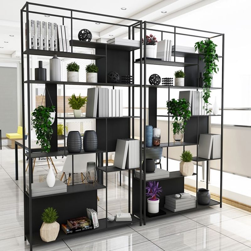 Open Back Bookshelf Contemporary Style Bookcase for Home Office Study Room Clearhalo 'Bookcases' 'furn' 'furn_bookcases' 'Furniture' 'furniture_bookcases' 'Office Furniture' 1200x1200_b3b506fa-528a-4641-996d-47b30fbbe989