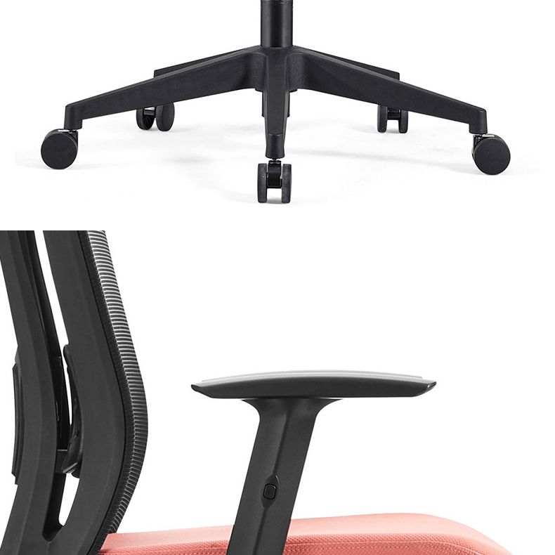 Modern Desk Chair High Back Swivel with Wheels Ergonomic Office Chair Clearhalo 'furn' 'furn_office_chair' 'Furniture' 'Office Chairs' 'Office Furniture' 'office_chair' 1200x1200_b3b56019-2ba3-4c4f-b7fa-eceb2902b876