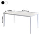 Industrial Style Sintered Stone Dining Table Rectangle Shape Table with 4 Legs Base Clearhalo ' dining_table' 'Dining Tables & Seating' 'Dining Tables' 'Furniture' 'furniture_dining_table' 'Kitchen & Dining Furniture' 'kitchen&dining_furn' 'kitchen' 'kitchen_dining_table' 1200x1200_b3b7bf56-b9b7-453b-9248-89a8ab4c27d0