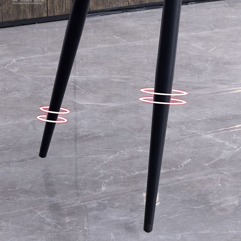 Modern 1/4/7 Pieces Dinette Set with Grey Sintered Stone Top Rectangle Dining Table Set Clearhalo 'Dining Room Sets' 'Dining Tables & Seating' 'dining_room_set' 'furn' 'furn_dining_room_set' 'Furniture' 'furniture_dining_room_set' 'Kitchen & Dining Furniture' 1200x1200_b3b804bd-209a-4e3d-b0b3-41c999db8d17