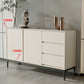 Stone moderno 33.4 "H buffet a buffet 3-drawer sala da pranzo buffet server