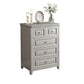 Contemporary Rubberwood Storage Cabinet with Drawers in Gray Clearhalo 'Cabinets & Chests' 'cabinets_chests' 'furn' 'furn_cabinets_chests' 'Furniture' 'Living Room Furniture' 1200x1200_b3b88f4f-4c39-45fb-8c36-b978cdf0553b