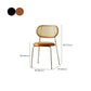 Industrial Dining Chair Leather Metal Base Dining Chair for Home Clearhalo 'Dining Chairs' 'Dining Tables & Seating' 'dining_chair' 'furn' 'furn_dining_chair' 'Furniture' 'Kitchen & Dining Furniture' 1200x1200_b3b8c759-42fc-436a-8df4-971830756e7e