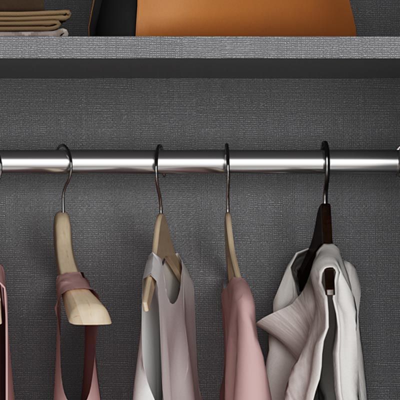 Moderne Kleiderschrank weiße Farbe Holzgarderobe Kleiderschrank mit Schublade