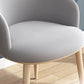 Modern Home Upholstered Arm Chair Matte Finish Solid Back Dining Chair Clearhalo ' kitchen&dining_furn' 'Dining Chairs' 'Dining Tables & Seating' 'dining_chair' 'furn' 'furn_dining_chair' 'Furniture' 'furniture_dining_chair' 'Kitchen & Dining Furniture' 'kitchen' 1200x1200_b3b9b277-7a8b-484d-a3e0-deb6705187fc