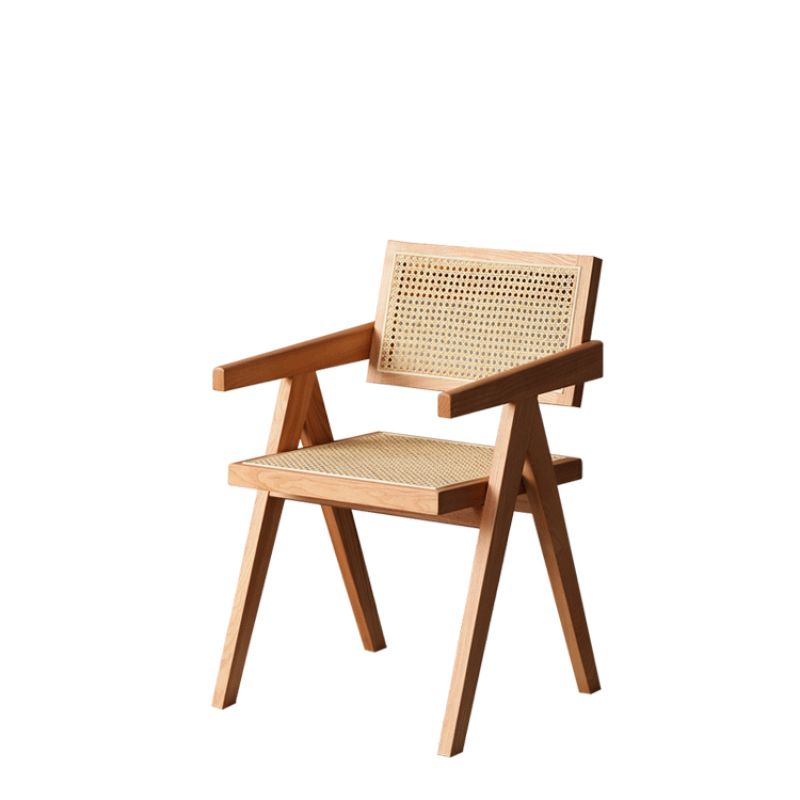 Solid Wood Dining Chairs Modern Style Open Back Home Dining Chairs Clearhalo 'Dining Chairs' 'Dining Tables & Seating' 'dining_chair' 'furn' 'furn_dining_chair' 'Furniture' 'Kitchen & Dining Furniture' 1200x1200_b3baf02f-6b63-4115-961c-11967f920d4c