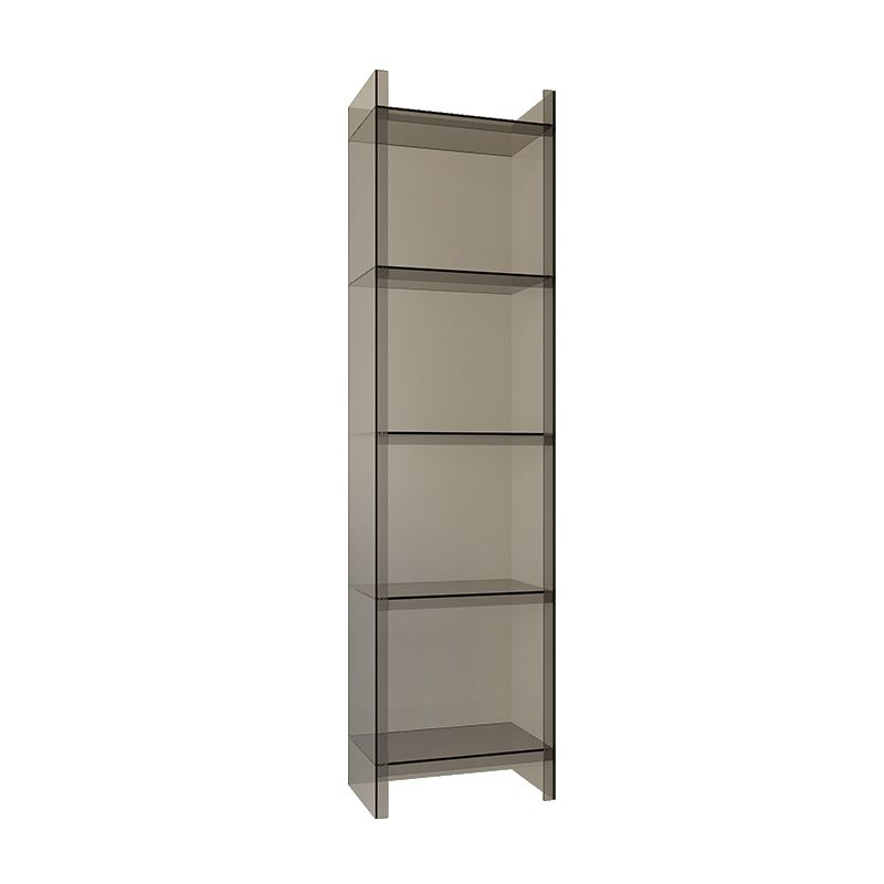 Glam Style Acrylic Standard Bookcase Vertical Closed Back Bookshelf Clearhalo 'Bookcases' 'furn' 'furn_bookcases' 'Furniture' 'furniture_bookcases' 'Office Furniture' 1200x1200_b3bb72c5-6555-4f49-9d0f-a89a24ac54d9