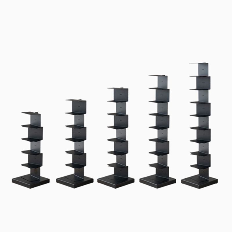 Modern Style Steel Bookshelf Vertical Closed Back Shelf Bookcase for Home Clearhalo 'Bookcases' 'furn' 'furn_bookcases' 'Furniture' 'furniture_bookcases' 'kitchen' 'kitchen_bookcases' 'Living Room Furniture' 'Office Furniture' 1200x1200_b3bbcc9d-84a6-47fe-9c60-604afe287648