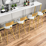 Tabouret de comptoir de dossier sans bras industriel tabouret en fer avec siège et pédale