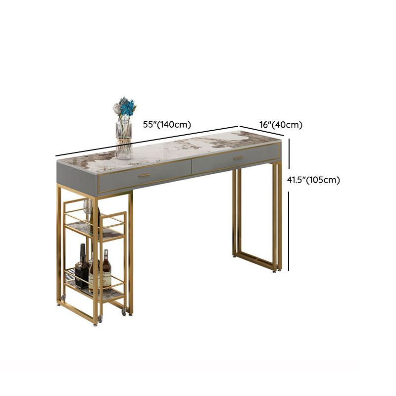 Rectangular Bar Stool and Table Set 1/3 Pieces Pub Table Set for Dining Room Clearhalo 'Bar Furniture' 'furn' 'furn_home_bar_bar_sets' 'Furniture' 'Home Bars & Bar Sets' 'home_bar_bar_sets' 'Kitchen & Dining Furniture' 1200x1200_b3bcd87e-c893-4251-909a-5799e2a37058