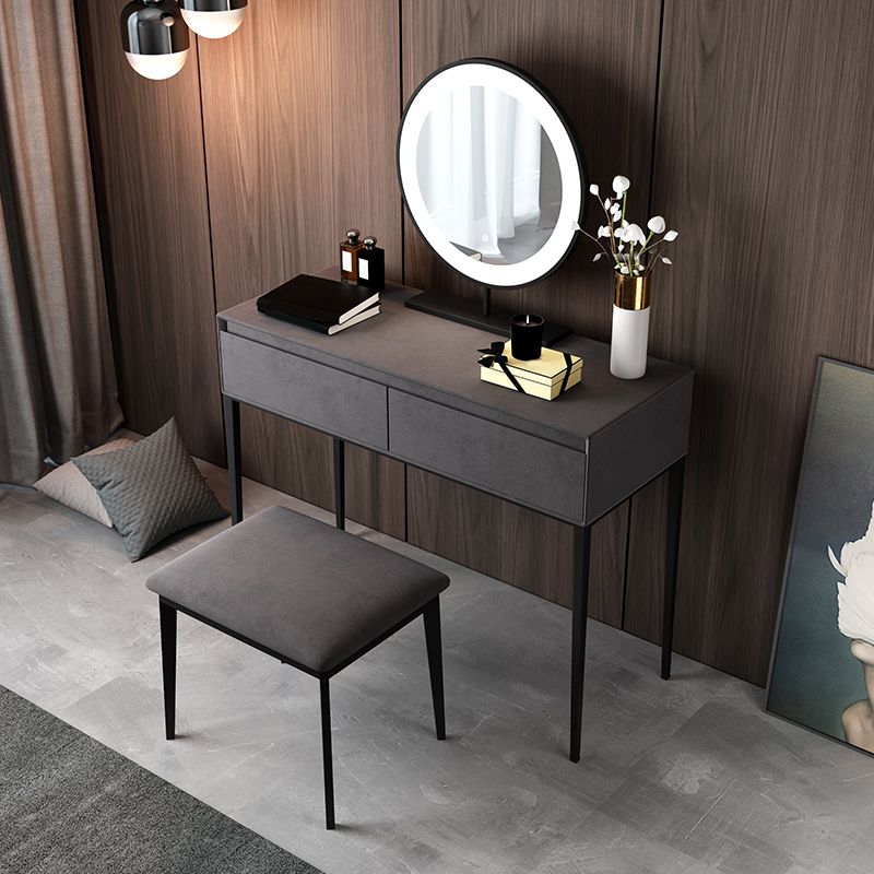 Tavolo da trucco per vanità in legno massiccio contemporaneo set 2-drawer vanity tavolo