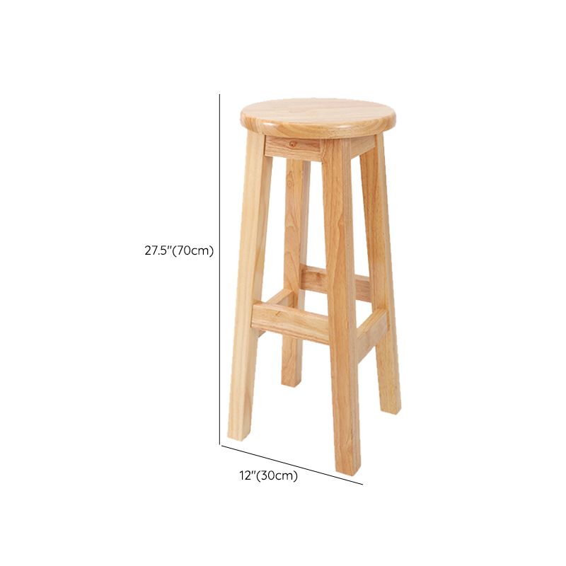 Modern Style Bar Stool Solid Wood Counter Stool for Dining Room Clearhalo 'Bar Furniture' 'Bar Stools' 'bar_stools' 'furn' 'furn_bar_stools' 'Furniture' 'Kitchen & Dining Furniture' 1200x1200_b3bd4725-61ea-46a4-8040-adf0f2802a5e