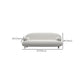 Canapé de bras rond standard canapé tissu minimaliste moderne en blanc