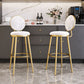 Glam Bar Stools Iron Gold Velvet Bar Stool with Metal Base Low Back Clearhalo 'Bar Furniture' 'Bar Stools' 'bar_stools' 'furn' 'furn_bar_stools' 'furniture_bar_stools' 'Kitchen & Dining Furniture' 'kitchen&dining_furn' 'kitchen' 'kitchen_furn' Furniture' 1200x1200_b3bf02ee-5aa0-47cc-a4c1-ec8a39e03acb