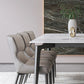 Simplicity Dinette Table Rectangle Stone Dinner Table for Dining Room