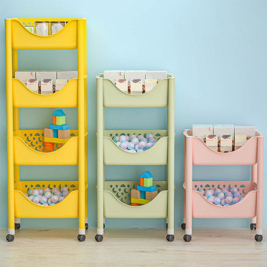 Modern Antique Finish Shelf Bookcase Plastic Standard Bookshelf with Shelves