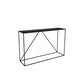 Contemporary Console Table Metal Rectangle Accent Table for Hall Clearhalo 'Console Tables' 'console_tables' 'Entry & Mudroom Furniture' 'furn' 'furn_console_tables' 'Furniture' 1200x1200_b3c1f44f-ad7a-4e84-93db-4fda8517f8c1