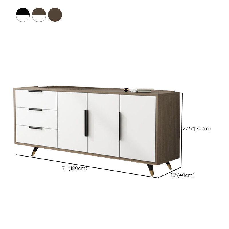 Scandinavian TV Console Wooden TV Media Console with 3 Drawers Clearhalo 'furn' 'furn_tv_stands_entertainment_centers' 'Furniture' 'Living Room Furniture' 'TV Stands & Entertainment Centers' 'TV Stands & Media Storage Furniture' 'tv_stands_entertainment_centers' 1200x1200_b3c35230-60ef-4fac-8fb6-bf1419e19ebc