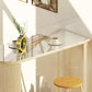 Modern Indoor Bar Height Table Double Pedestal Stone Bistro Accent Dining Table Clearhalo 'Bar Furniture' 'Bar Tables' 'bar_tables' 'furn' 'furn_bar_tables' 'Furniture' 'Kitchen & Dining Furniture' 1200x1200_b3c9363c-6a58-4152-8805-bd2ca1652d56