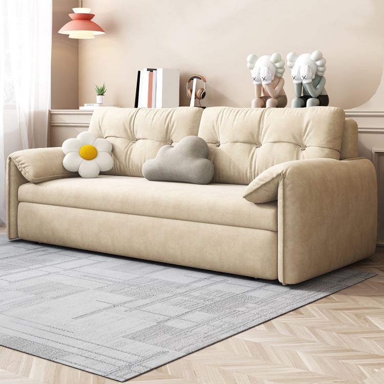 31 "幅のスカンジナビアソファ布団フェイクレザーホワイトスリーパーソファー