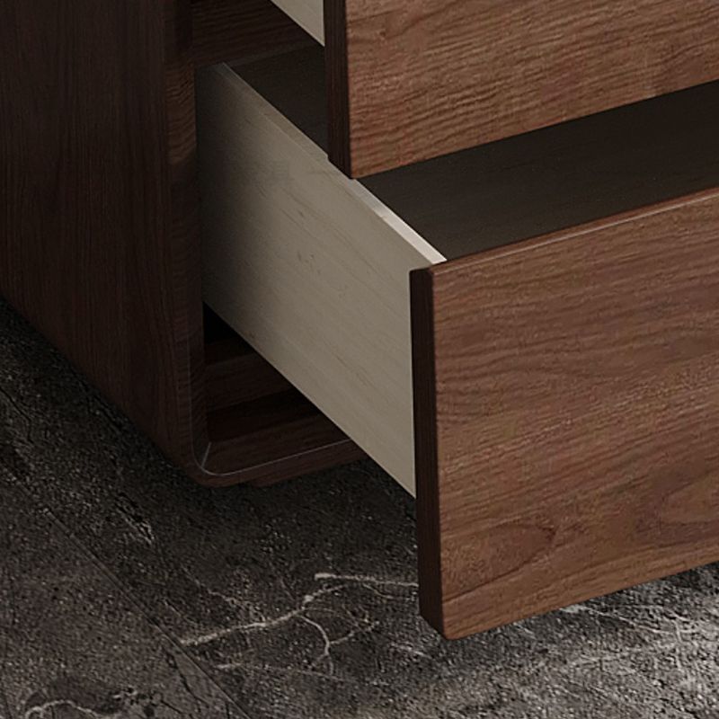 Commode de rangement en bois à double commode horizontale modernisme pour la maison