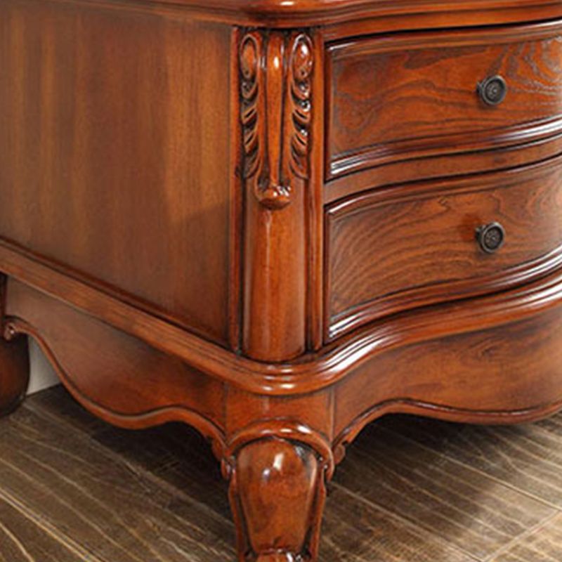 Console in legno console tradizionale in stile home TV con cassetti