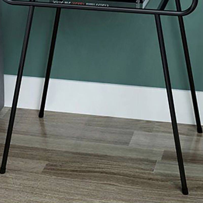 Comodino da tavolo di accento di vetro contemporaneo 23,6 "comodino da letto alto