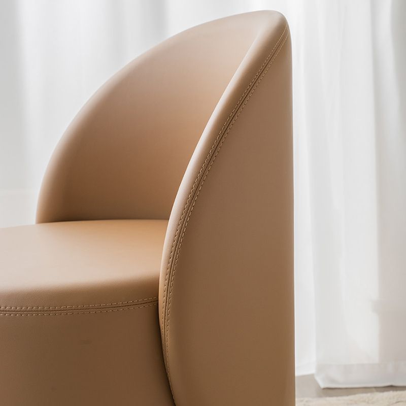 Tight Back Solid Wood Frame Armless Chair Solid Color Accent Chair Clearhalo 'Accent Chairs' 'accent_chairs' 'Chairs & Seating' 'furn' 'furn_accent_chairs' 'Furniture' 'Living Room Furniture' 1200x1200_b3cdc03a-53a0-42e7-a16b-777e100f96da