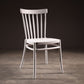 Glam Indoor-Outdoor Dining Side Chair Plastic Stacking Side Chair