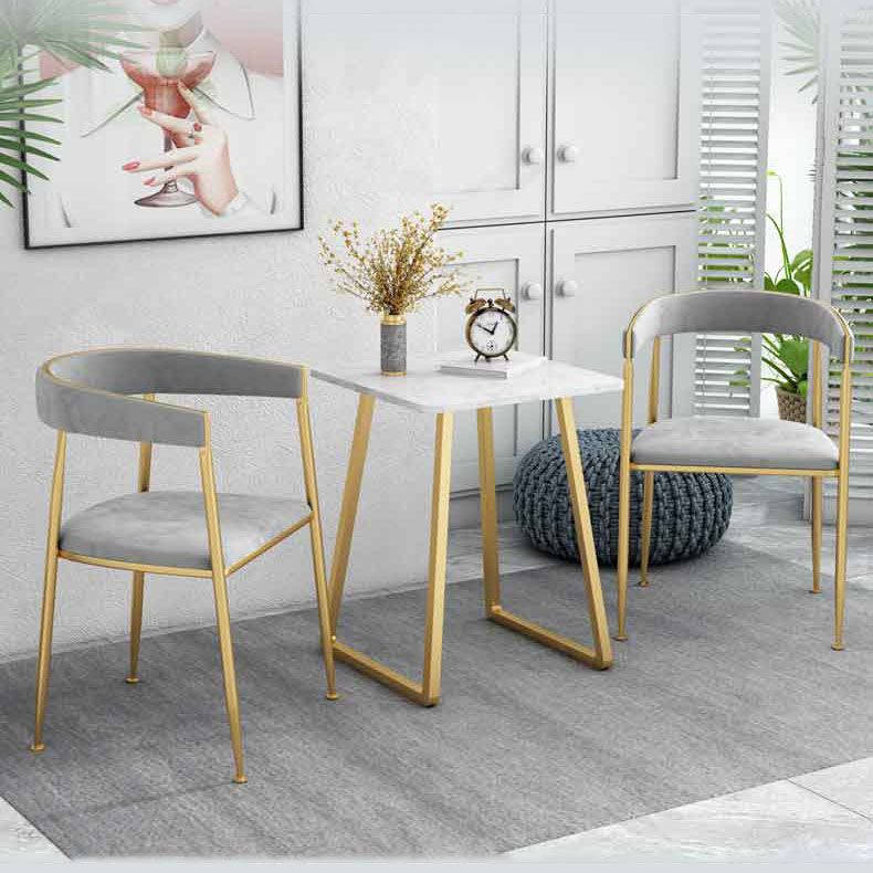 Nordic Design Open Back Side Chair Luxury Dining Fabric Side Chair Clearhalo 'Dining Chairs' 'Dining Tables & Seating' 'dining_chair' 'furn' 'furn_dining_chair' 'Furniture' 'furniture_dining_chair' 'Kitchen & Dining Furniture' 1200x1200_b3cfade6-40a3-4fe4-8bb0-38f3ea60868d