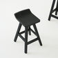 Contemporary Black Ash Solid Wood Armless Bar Stool with Footrest Clearhalo 'Bar Furniture' 'Bar Stools' 'bar_stools' 'furn' 'furn_bar_stools' 'Furniture' 'Kitchen & Dining Furniture' 1200x1200_b3d2d409-405b-4fc0-bf0b-8a1f3d56f109
