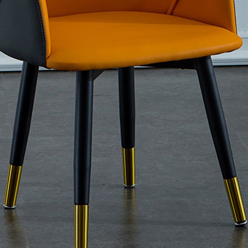 Industrial Arm Chair Solid Back Dining Room Chair for Kitchen Clearhalo 'Dining Chairs' 'Dining Tables & Seating' 'dining_chair' 'furn' 'furn_dining_chair' 'Furniture' 'Kitchen & Dining Furniture' 1200x1200_b3d5551c-744f-49e5-bc52-6a0be4d1b94c