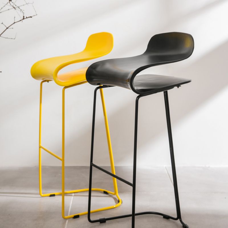 Scandinavian Style Bar-stool with PP Seat Counter Stools for Kitchen Clearhalo 'Bar Furniture' 'Bar Stools' 'bar_stools' 'furn' 'furn_bar_stools' 'furniture_bar_stools' 'Kitchen & Dining Furniture' 'kitchen&dining_furn' 'kitchen' 'kitchen_furn' Furniture' 1200x1200_b3d75132-80cd-4793-95d2-833b11842375