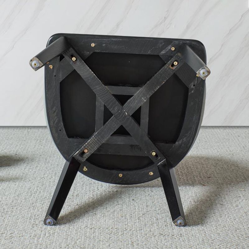 Open Back Home Dining Chair Wooden legs Arm Chair with Upholstered Clearhalo 'Dining Chairs' 'Dining Tables & Seating' 'dining_chair' 'furn' 'furn_dining_chair' 'Furniture' 'Kitchen & Dining Furniture' 1200x1200_b3d7b925-f30c-4c06-9971-9ee914c1cd1c