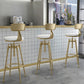 Nordic Style Metal Bar-stool Round Counter Bar Stool for Kitchen Clearhalo 'Bar Furniture' 'Bar Stools' 'bar_stools' 'furn' 'furn_bar_stools' 'Furniture' 'Kitchen & Dining Furniture' 1200x1200_b3d833b1-0474-488f-a383-6eb66ae612eb