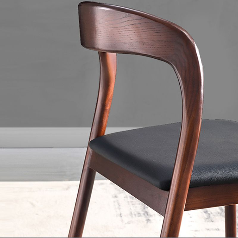 Contemporary Dining Room Solid Wood Side Chair Open Back Dining Side Chair Clearhalo 'Dining Chairs' 'Dining Tables & Seating' 'dining_chair' 'furn' 'furn_dining_chair' 'Furniture' 'furniture_dining_chair' 'Kitchen & Dining Furniture' 1200x1200_b3d864a3-00d1-4957-89be-10f8c62c470a