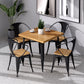 Industrial Style Solid Wood Dining Table Brown Table with Black Frame for Dinning Room Clearhalo ' dining_table' 'Dining Tables & Seating' 'Dining Tables' 'furn' 'furn_dining_table' 'Furniture' 'furniture_dining_table' 'Kitchen & Dining Furniture' 'kitchen&dining_furn' 'kitchen' 'kitchen_dining_table' 1200x1200_b3d8fce0-5704-444d-a97e-b9a2efb8ab70